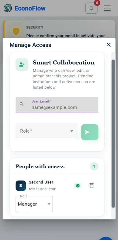 Intuitive Dashboard